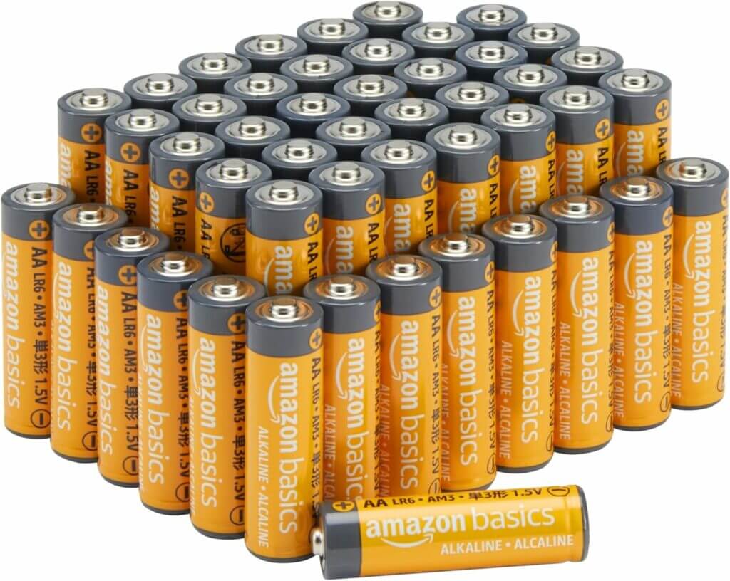 Amazon Basics AA Batterien, leistungsstark, 1,5 V, 48 Stück – 35% Rabatt