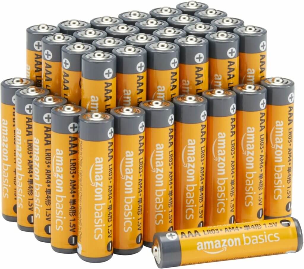 Amazon Basics AAA-Batterien, leistungsstark, 1,5 V, 36 Stück – 44% Rabatt