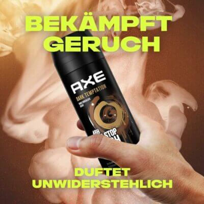 Axe Deo Dark Temptation gegen Körpergeruch 