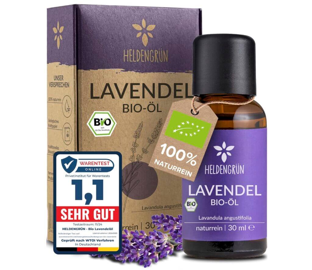 Heldengrün® BIO Lavendelöl – 29% Rabatt