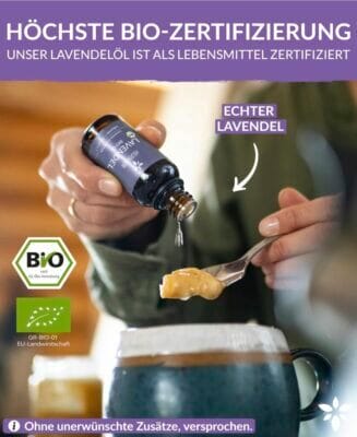 Erlebe echten Lavendel mit Heldengrün® BIO Lavendelöl – zertifiziert, biologisch und voller Duft.