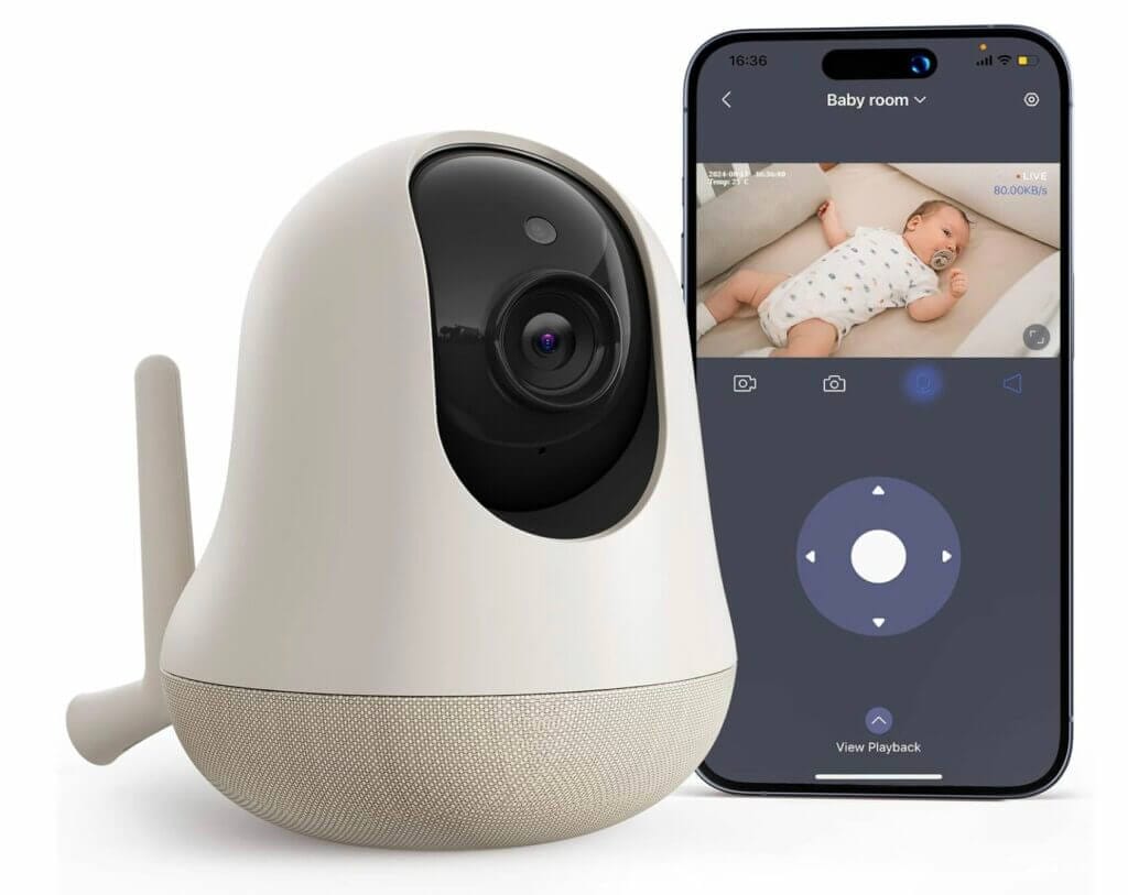 Nooie Babyphone mit Kamera und App – 56% Rabatt