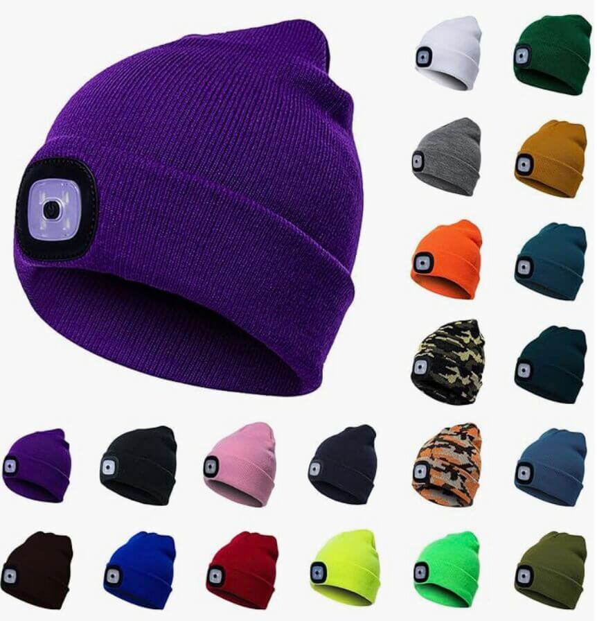 Beanie Wintermütze mit Licht – 50% Rabatt