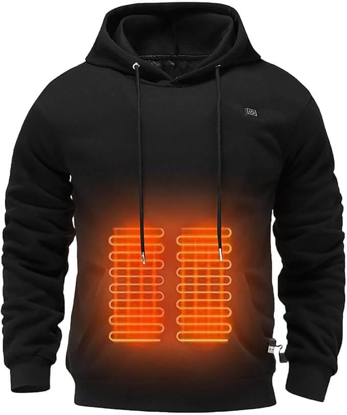 Beheizbarer Hoodie –  50% Rabatt