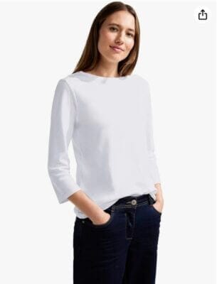 Vielseitiges Cecil Damen Shirt: Angenehm, atmungsaktiv und passend für Büro, Freizeit oder sportiven Look.