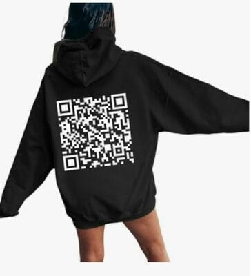 Damen QR Code Pullover