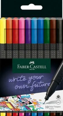 Faber-Castell Box mit 10 Grip Finelinern