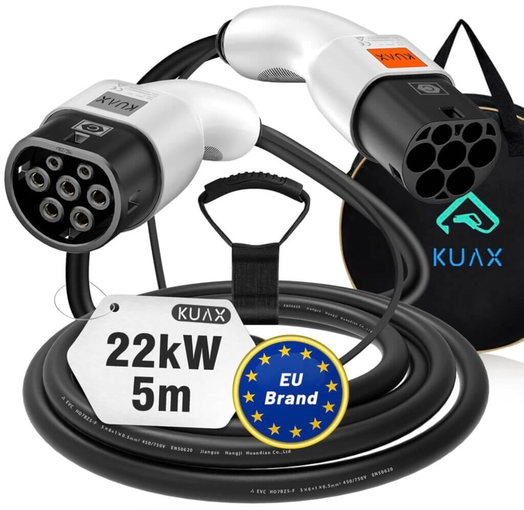 KUAX Typ 2 Ladekabel – 37% Rabatt