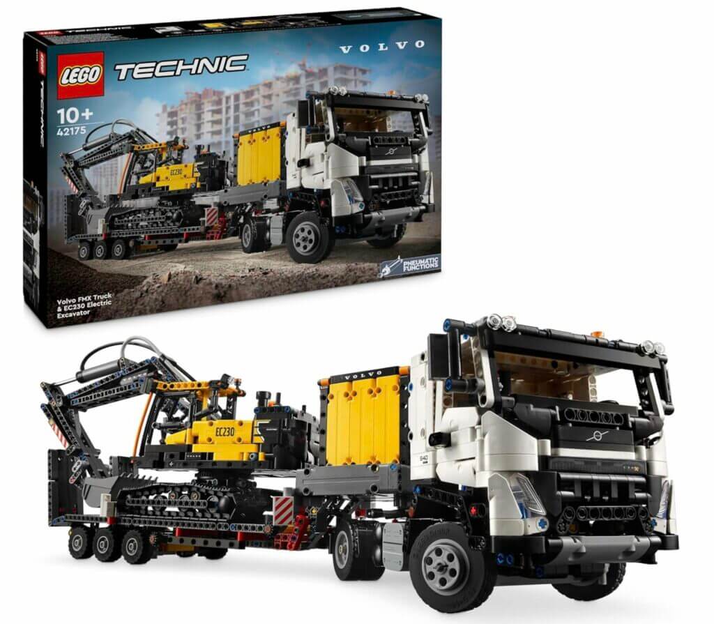 LEGO Technic Volvo FMX LKW mit EC230 Electric Raupenbagger Set – 24% Rabatt