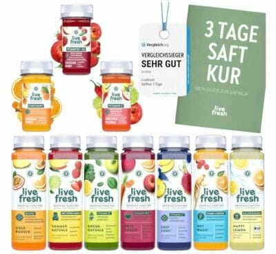 LiveFresh Saftkur 3 Tage