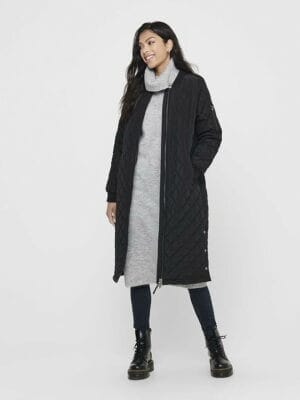 ONLY Damen Onljessica X-Long Quilted Coat OTW