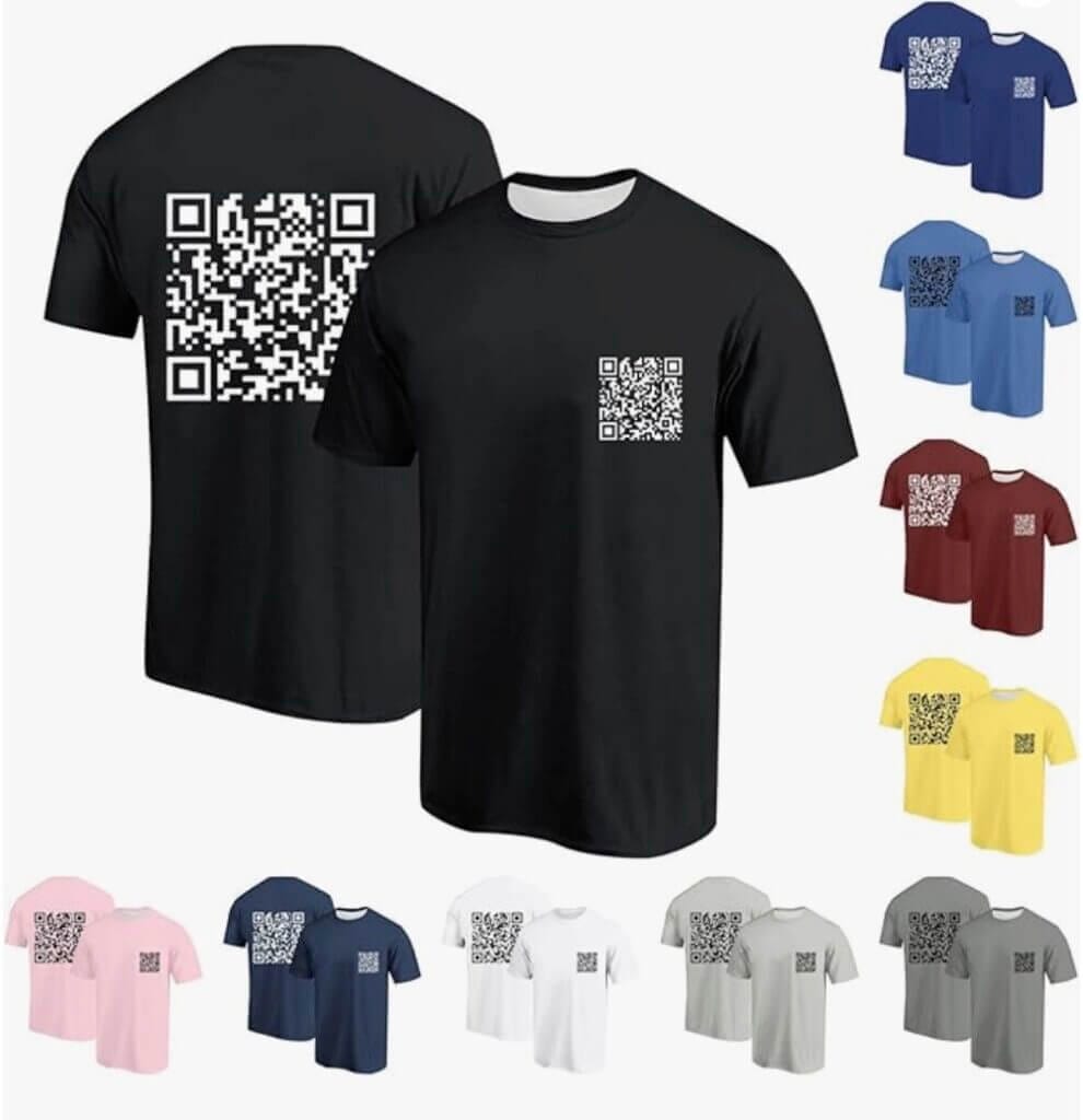 QR Code „Fuck-You“ T-Shirt – 50% Rabatt