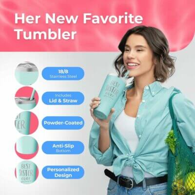 SassyCups Best Sister Ever Tumbler - 42% Rabatt 4 SassyCups Vorteile