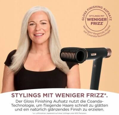 Shark SpeedStyle Haartrockner – Schnell, glänzend, haarschonend: 5 Aufsätze, Coanda-Technologie, kein Hitzeschaden, professionelles Styling.