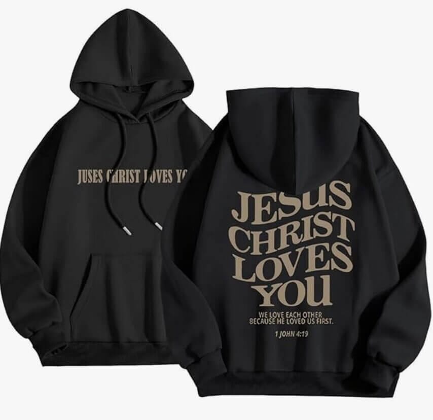 Topassion 2024 Jesus Loves You Hoodie – 50% Rabatt