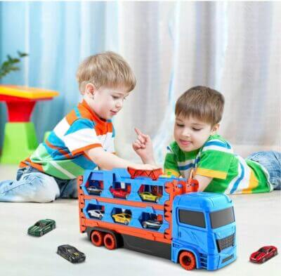Fördere Hand-Augen-Koordination mit VATOS Spielzeugautos – Perfekt für Jungen und Mädchen, sicher und langlebig.