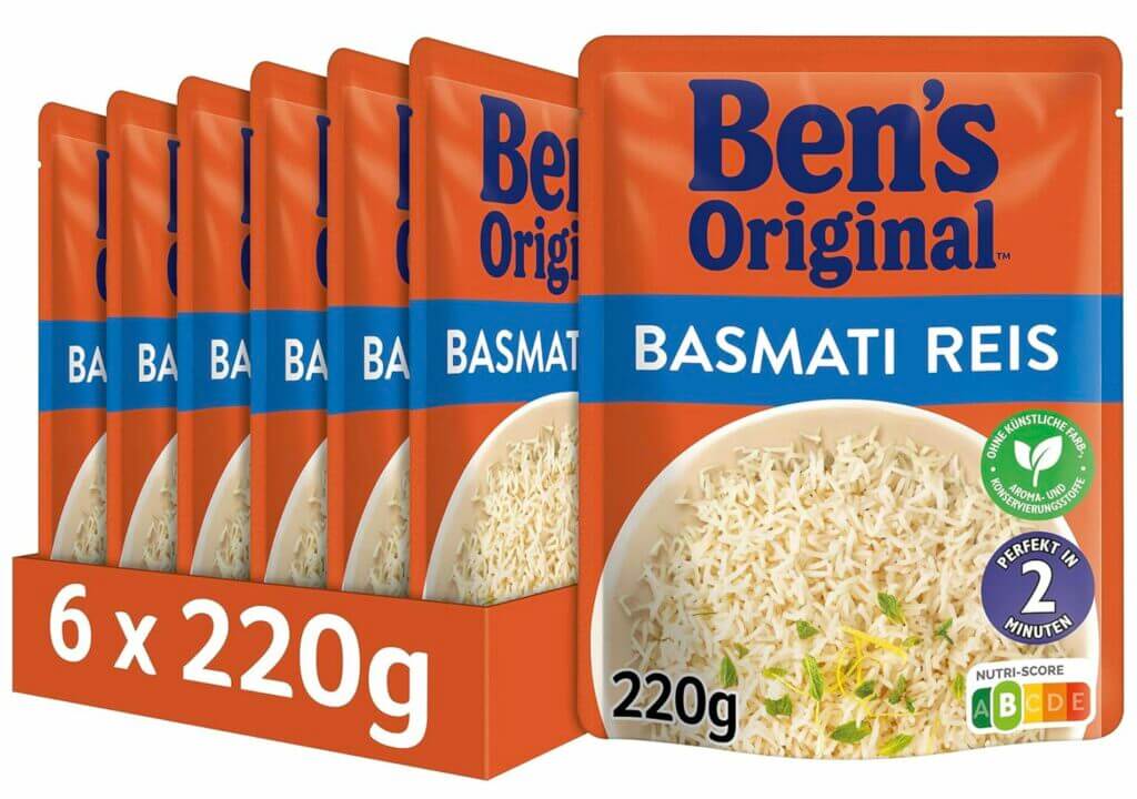 BEN’S ORIGINAL™ Express Basmati Reis (6er-Pack) – 50% Rabatt