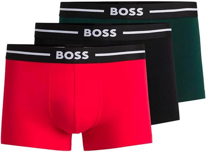 BOSS Herren Power Boxer Trunks, 3er Pack – 41% Rabatt