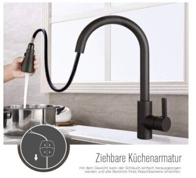 Coree Wasserhahn ausziehbare Armatur 