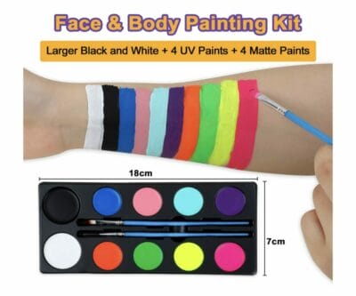 Farben Bodypainting Set