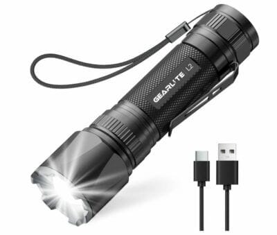 GEARLITE LED Taschenlampe aufladbar