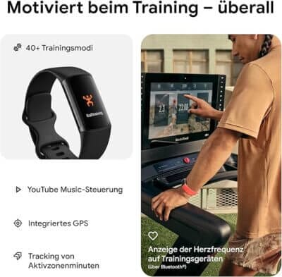 Google Fitbit Charge 6 Aktivitätstracker 