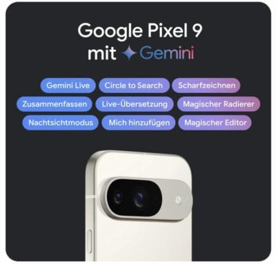 Erlebe Technologie neu: Pixel 9 Pro mit 24 Stunden Akkulaufzeit und innovativem Super Actua-Display.