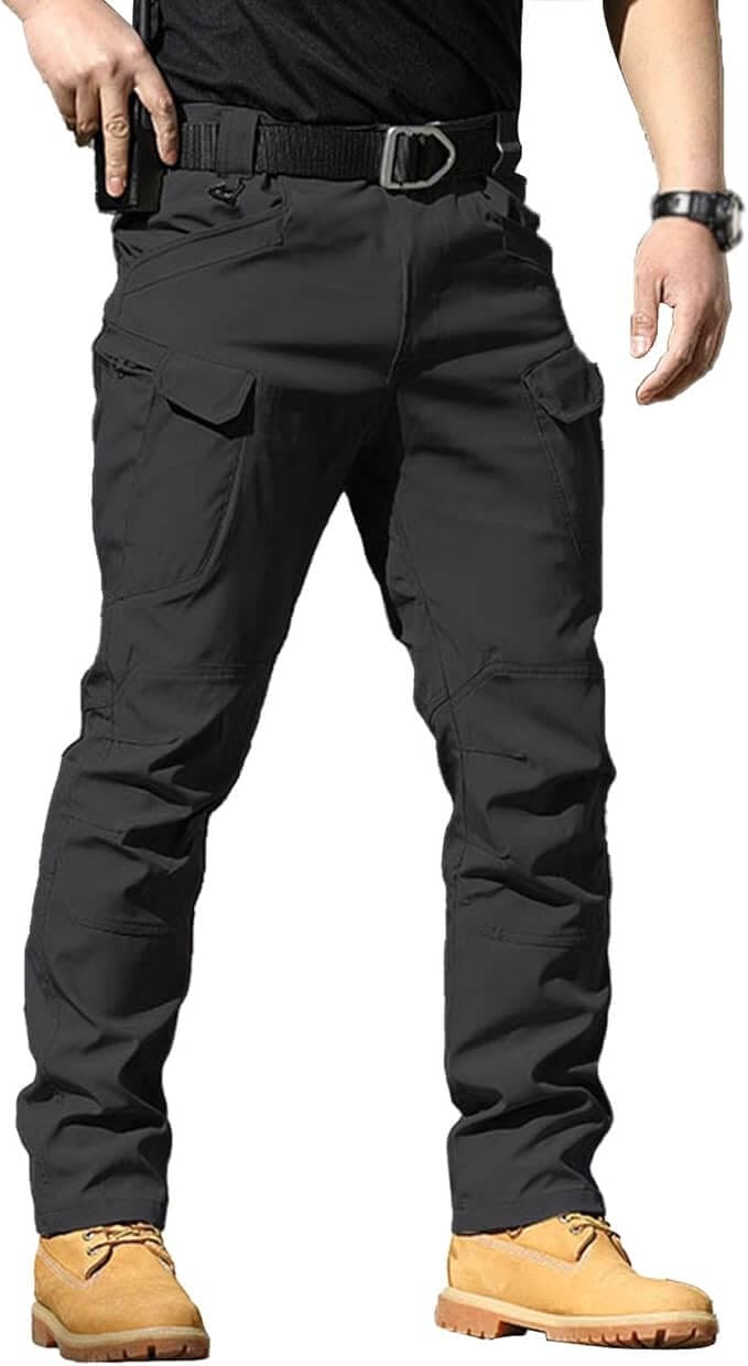 Einfarbige Herren Cargohose – 50% Rabatt