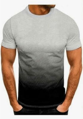 Herren Sport Shirt mit Farbverlauf