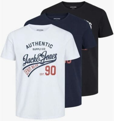 JACK & JONES 3er-Pack Logo T-Shirts