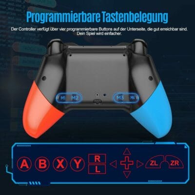 Mit RGB-Licht, reaktionsschnellen Tasten und Aufwachfunktion ist dieser Controller ideal für alle Altersgruppen.