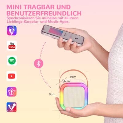 Karaoke Maschine Kinder 2 mikros b