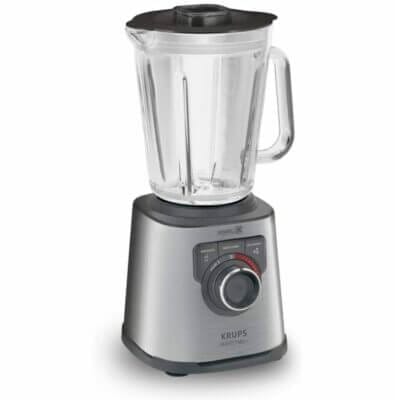 Krups KB403D Mixer: Hochleistung mit 28.000 UpM, ideal für Smoothies, Eiszerkleinerung und mehr.