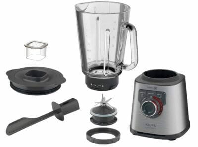 Krups KB403D Perfectmix+ Standmixer: 1.200W, 28.000 UpM für schnelle und effiziente Ergebnisse.