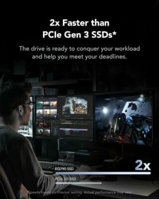 Perfekt für Gaming auf PS5 und PC sowie datenintensive Anwendungen.
