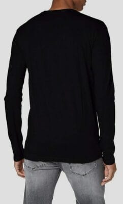Lower East Langarmshirts für Herren von hinten gesehen