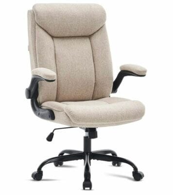 MZLEE Ergonomischer Bürostuhl beige 