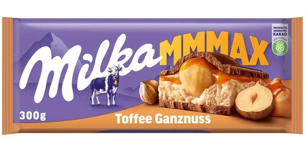 So lecker, Milka Mmmax Toffee Ganznuss – 26% Rabatt