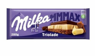 Milka Triolade Tafelschokolade (280g) - 60% Rabatt 4 Milka Triolade Großtafelschokolade