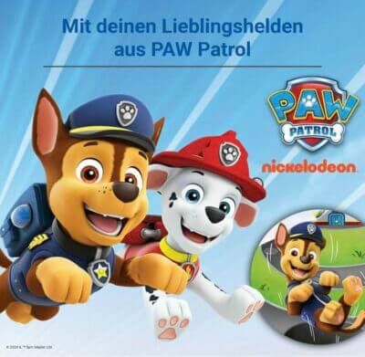 Mit deinen Lieblingshelden aus PAW Patrol