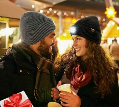 Mütze mit Licht als Geschenkidee