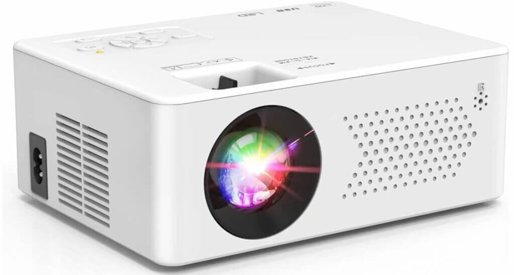 PURSHE Mini Beamer Full HD 1080P – 50% Rabatt
