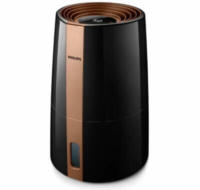 Philips Luftbefeuchter 3000: Drei Geschwindigkeiten, Schlafmodus, bis zu 20 Stunden ununterbrochener Befeuchtung.