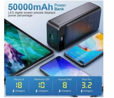 Power Bank 50000mAh technische Details