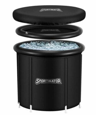SPORTINATOR „Regenerate“ Eisbad Tonne mit Deckel