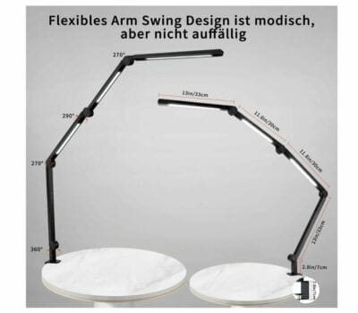 Schreibtischlampe Flexibilität