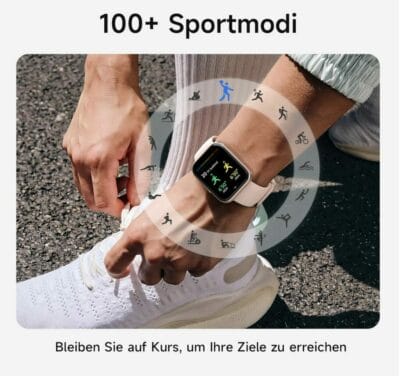 Smartwatch mit 100 Sportmodi