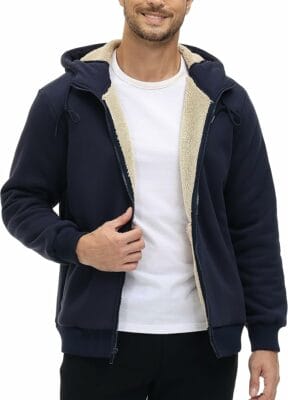 Die TACVASEN Herren Jacke bietet Wärme und Funktionalität in einem vielseitigen Design.
