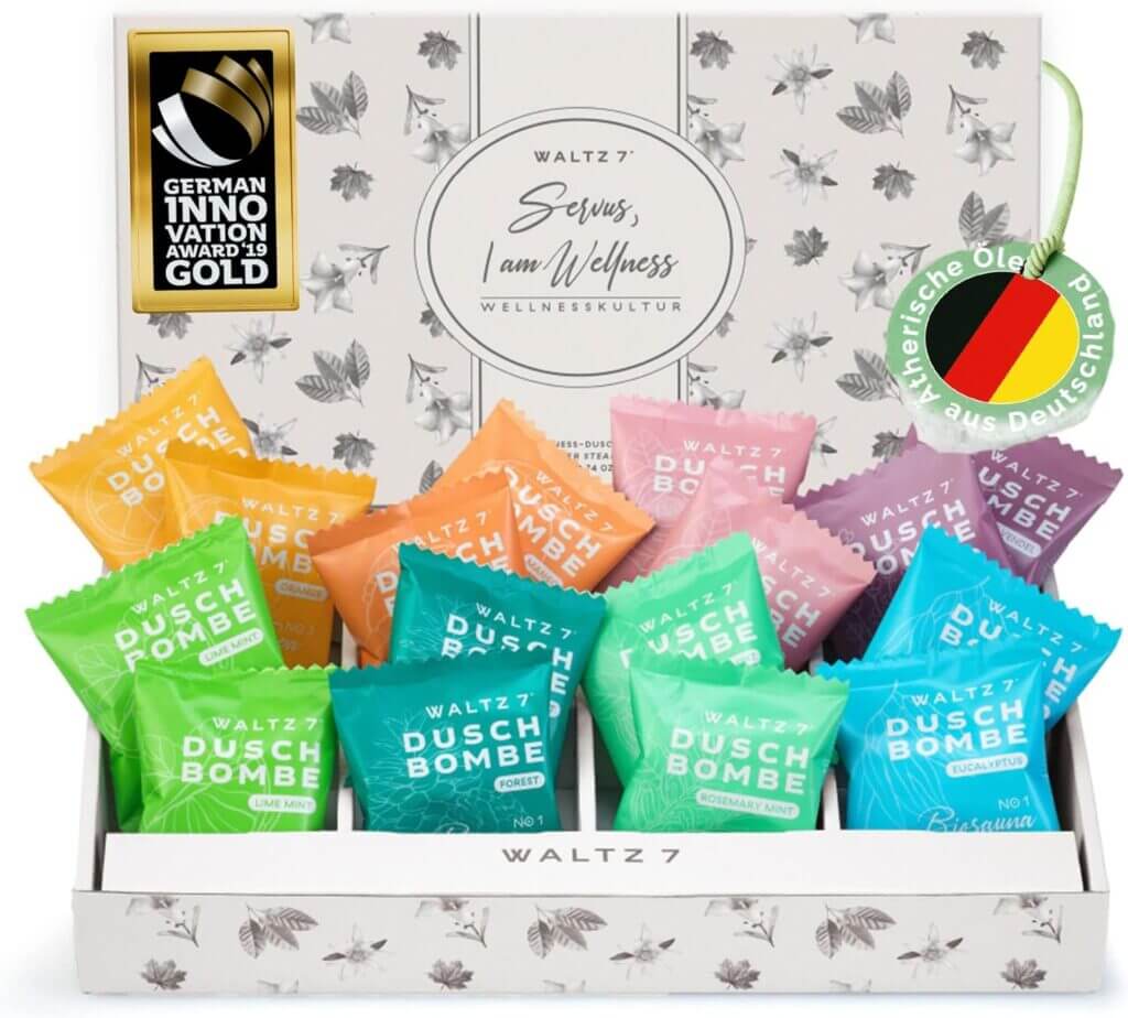 WALTZ 7 Original Duschbomben Set – 41% Rabatt