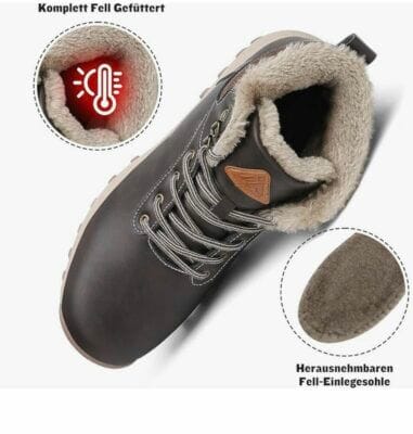 Winterstiefel mit Fell gefüttert